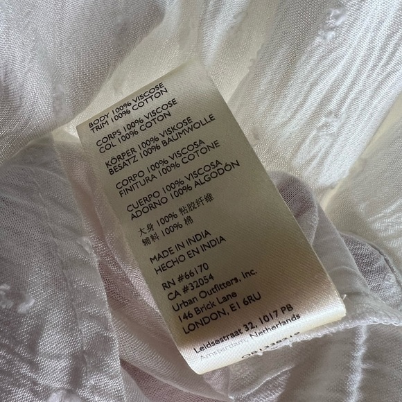 NWOT Free People Veronica Crochet Oversized Dot Ruffles Romantic Blouse Top - Picture 15 of 15